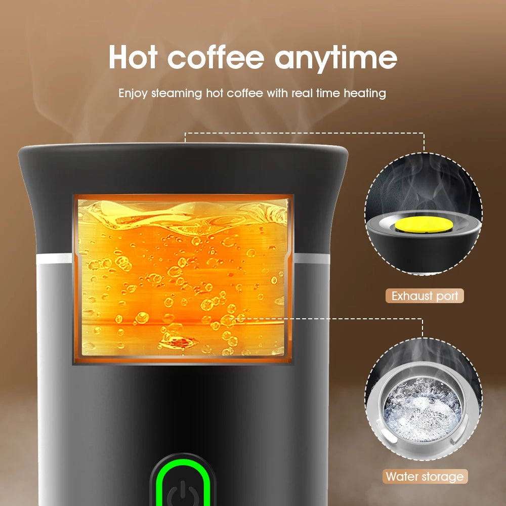 ROAM Portable Espresso Machine Bundle - Zipper Case & Aluminum Stand Included