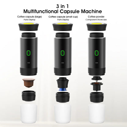 ROAM Portable Espresso Machine Bundle - Zipper Case & Aluminum Stand Included