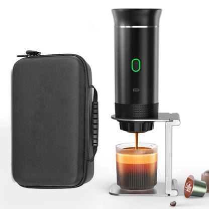 ROAM Portable Espresso Machine Bundle - Zipper Case & Aluminum Stand Included